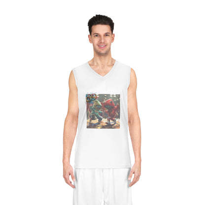 Monslypic games Hip Hop - Basketball Jersey (AOP)