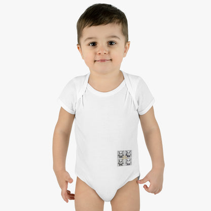 Iconic Cutie Scary Monster - Infant Baby Rib Bodysuit