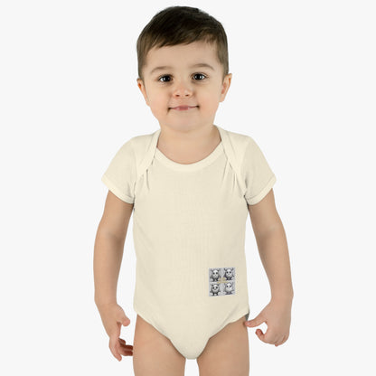 Iconic Cutie Scary Monster - Infant Baby Rib Bodysuit