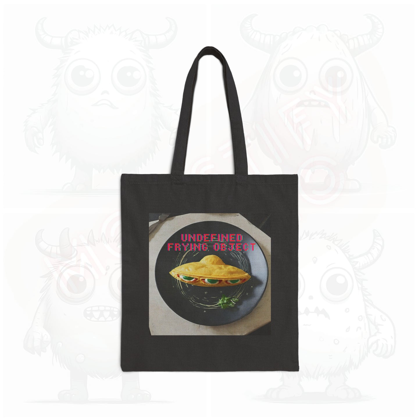 Undefined frying object (type A) - Cotton Canvas Tote Bag