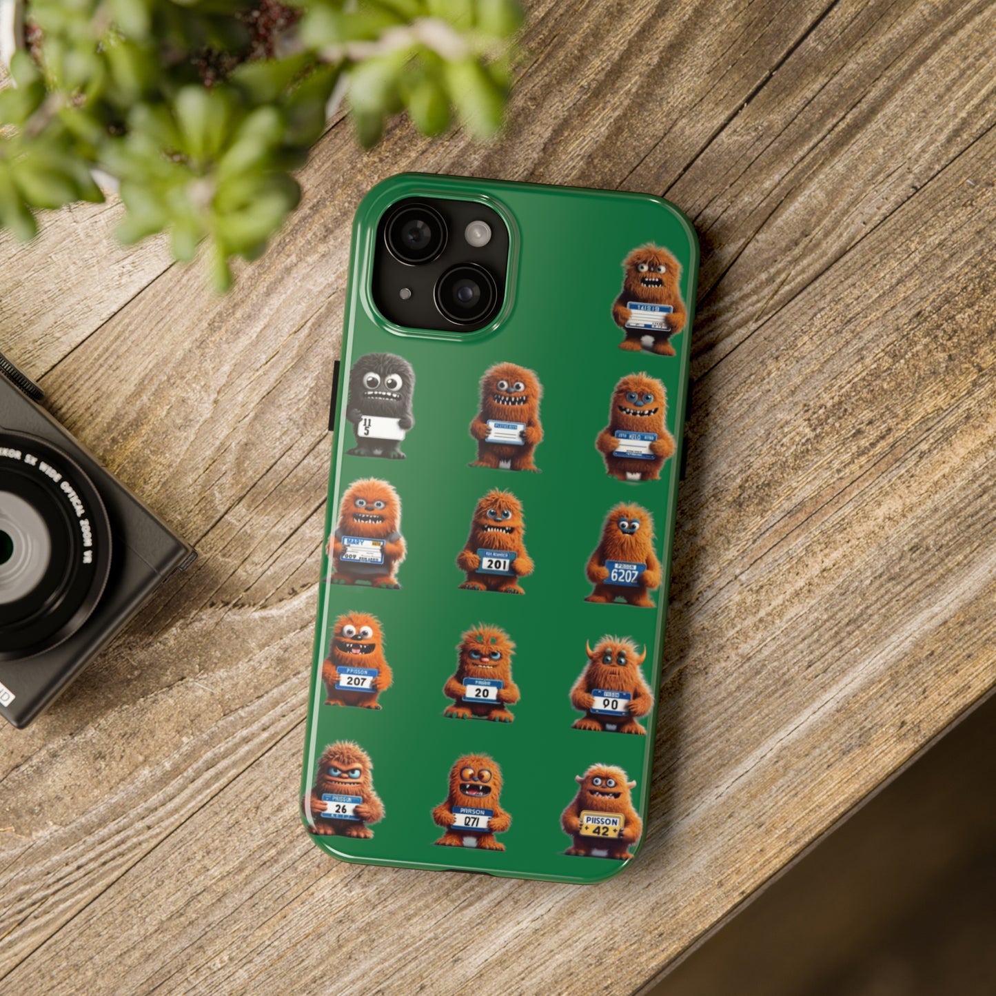 Fancy Tough Monsters iPhone (14/ 14 Plus, 15/ 15 Plus) Cases