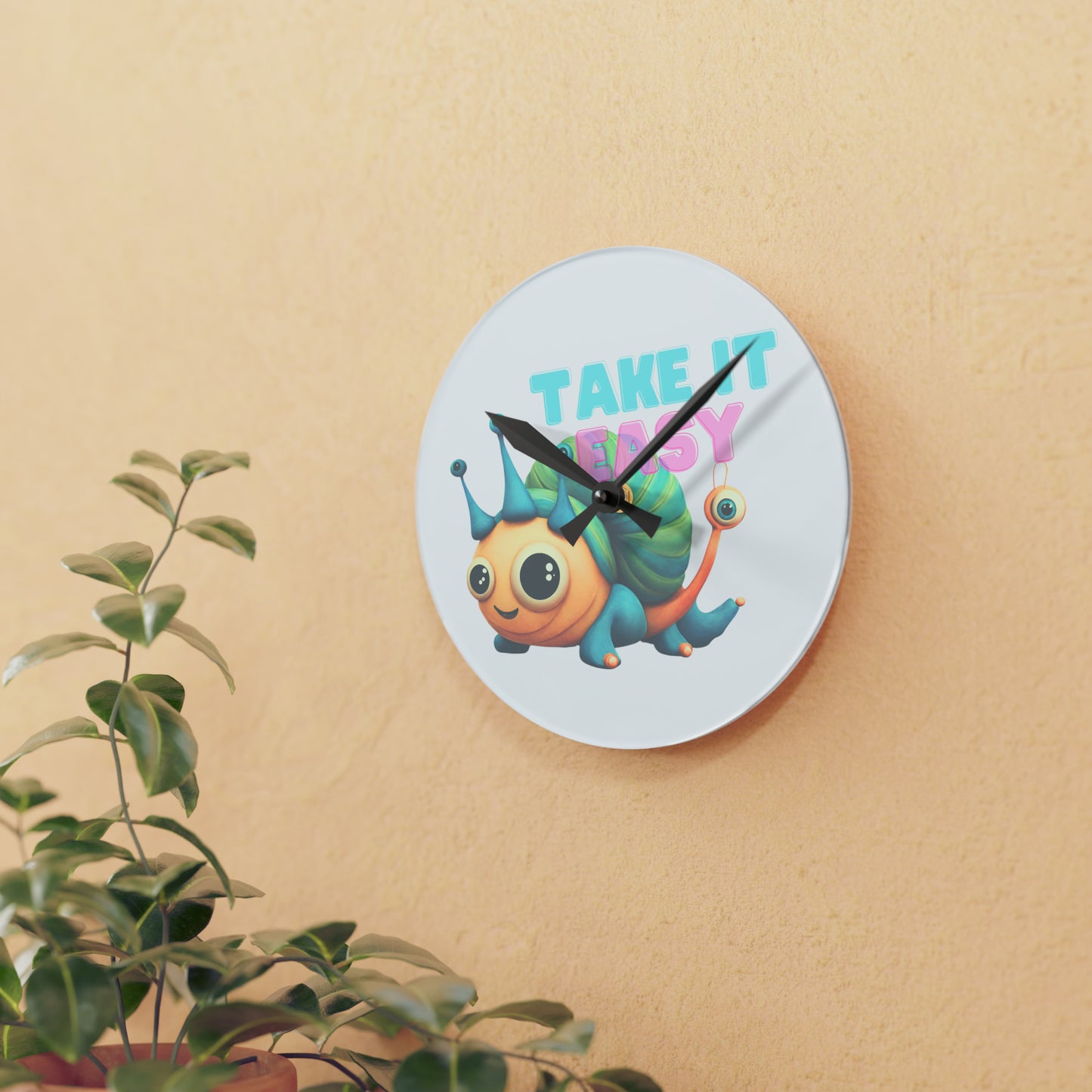 Take it easy (type C) - Acrylic Wall Clock