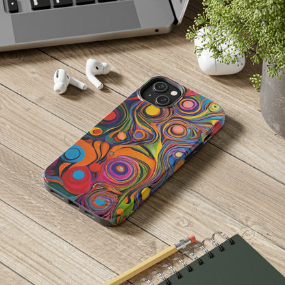 Artistic (Type C) Tough iPhone (14/ 14 Plus, 15/ 15 Plus) Cases