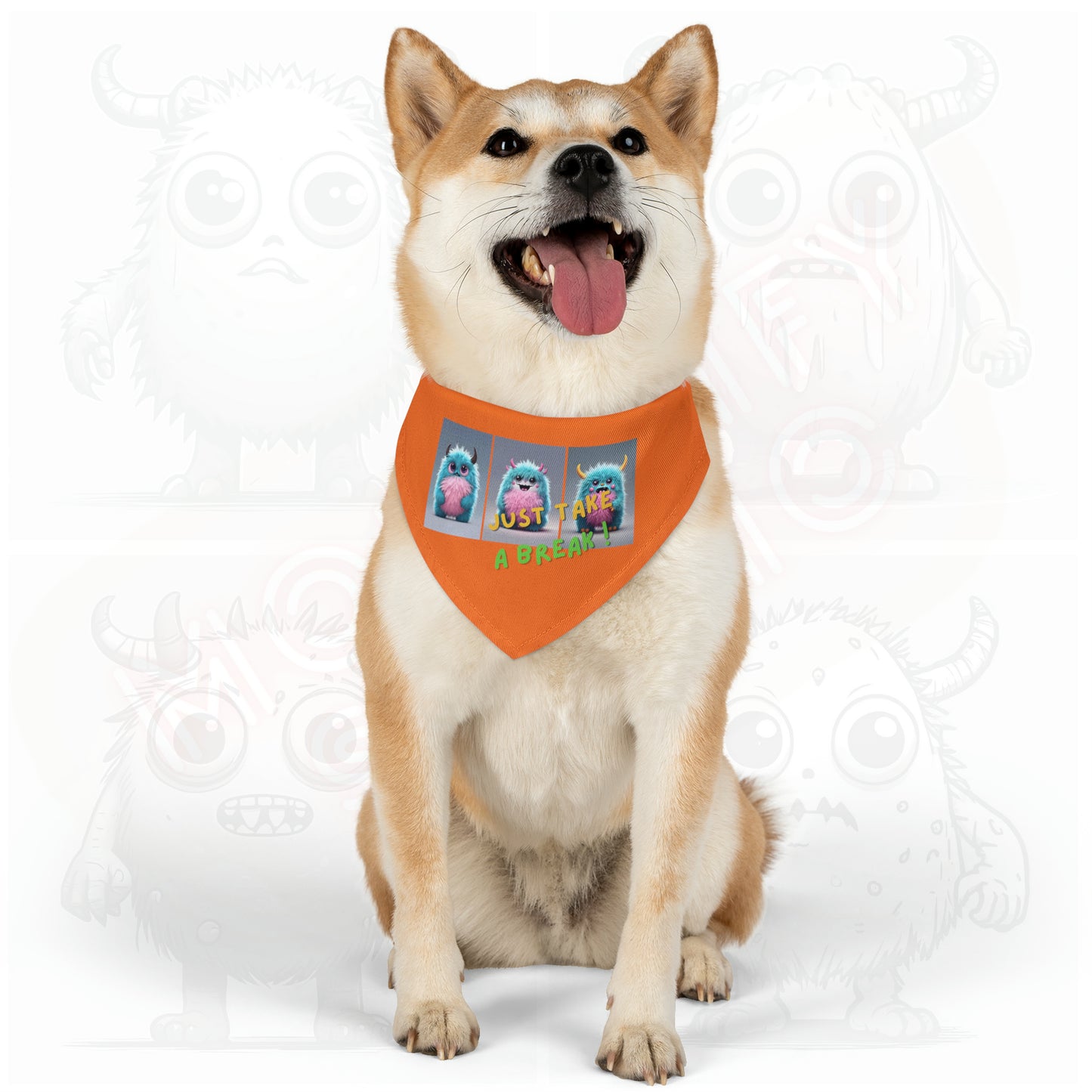 Just take a break - Pet Bandana Collar