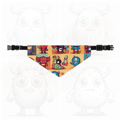 Monster universe (type E) Pet Bandana Collar