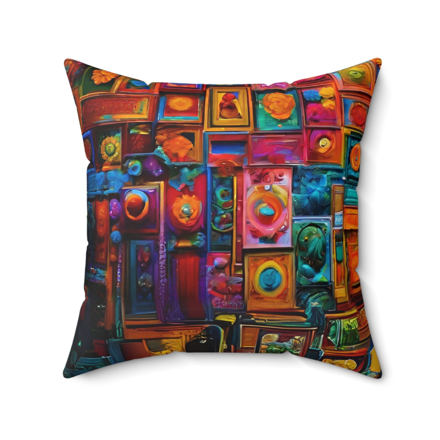 Artistic (type A) - Spun Polyester Square Pillow