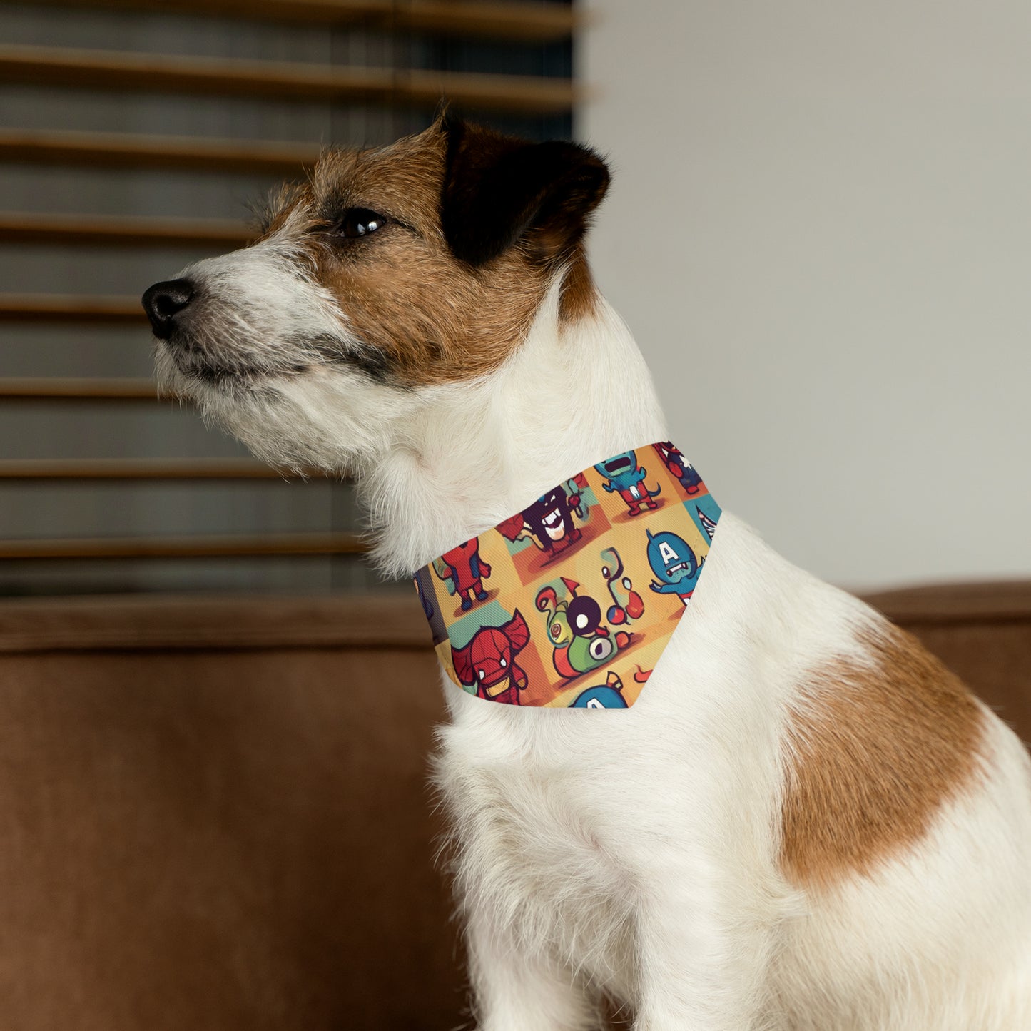 Monster universe (type E) Pet Bandana Collar