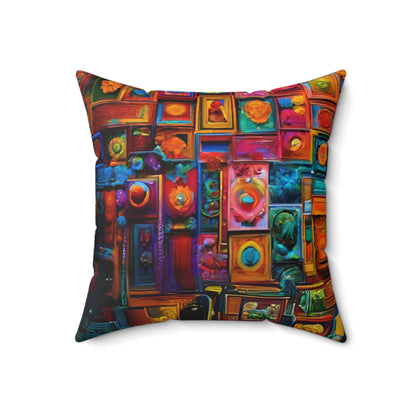 Artistic (type A) - Spun Polyester Square Pillow