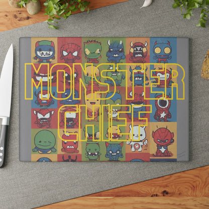 Monster Chief (Type A) - Glass Cutting Board