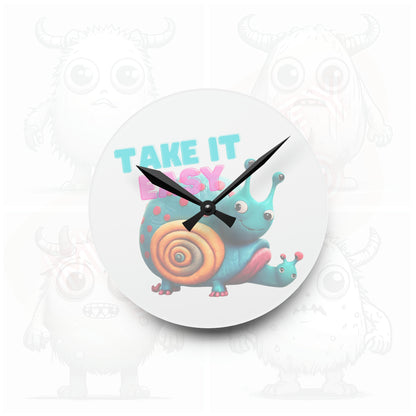 Take it easy (type A) - Acrylic Wall Clock