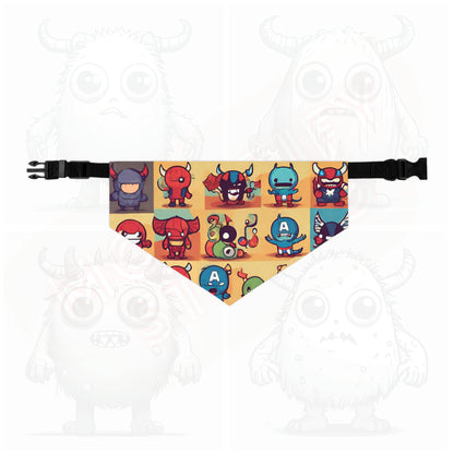 Monster universe (type E) Pet Bandana Collar