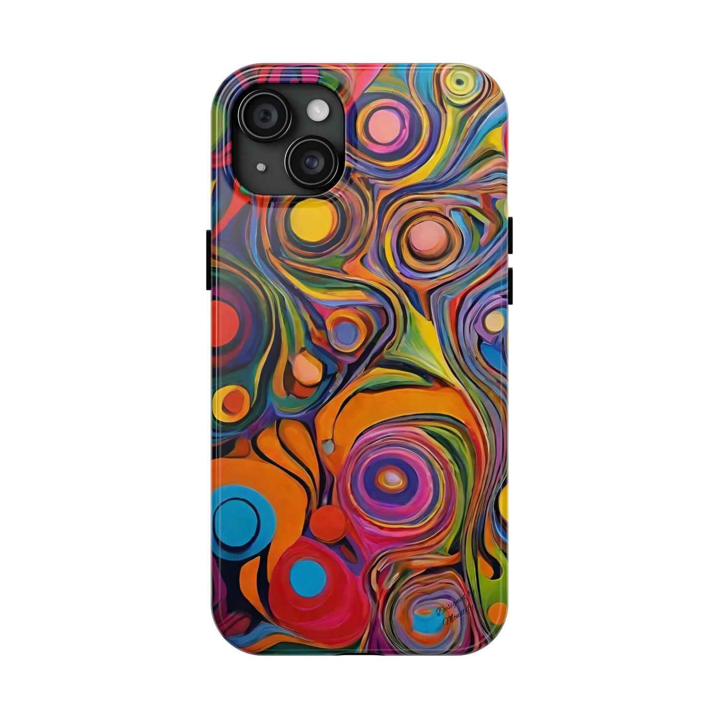 Artistic (Type C) Tough iPhone (14/ 14 Plus, 15/ 15 Plus) Cases