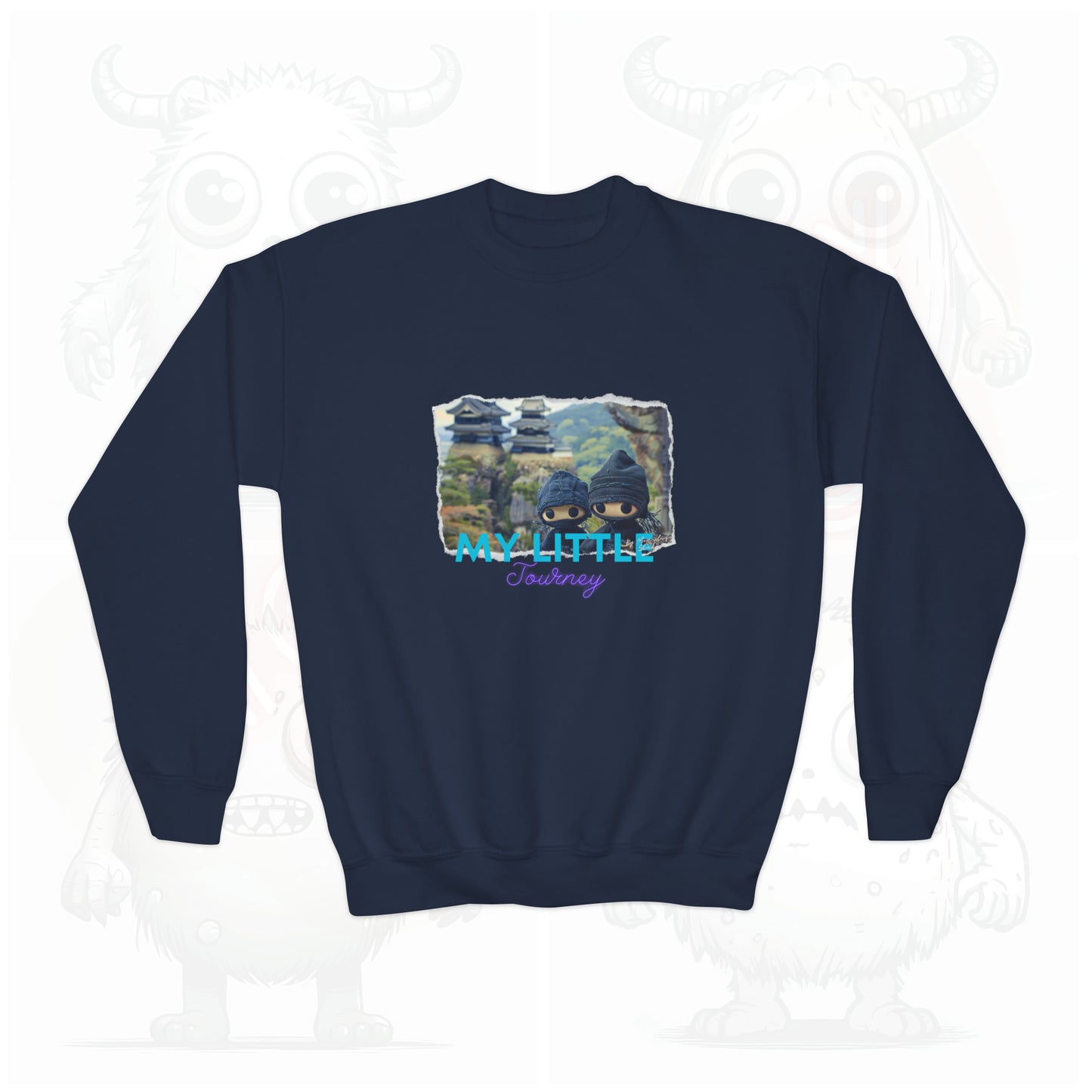 My little journey - Youth Crewneck Sweatshirt