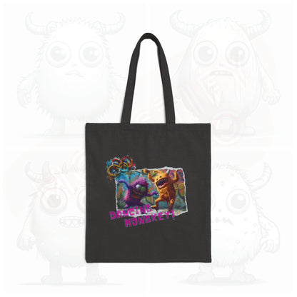 Dancing Monskey - Cotton Canvas Tote Bag