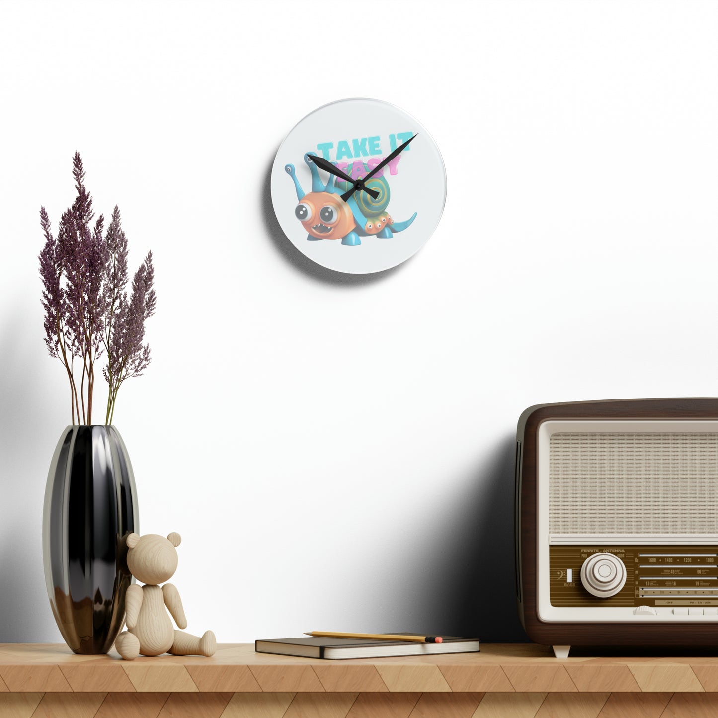 Take it easy (type B) - Acrylic Wall Clock