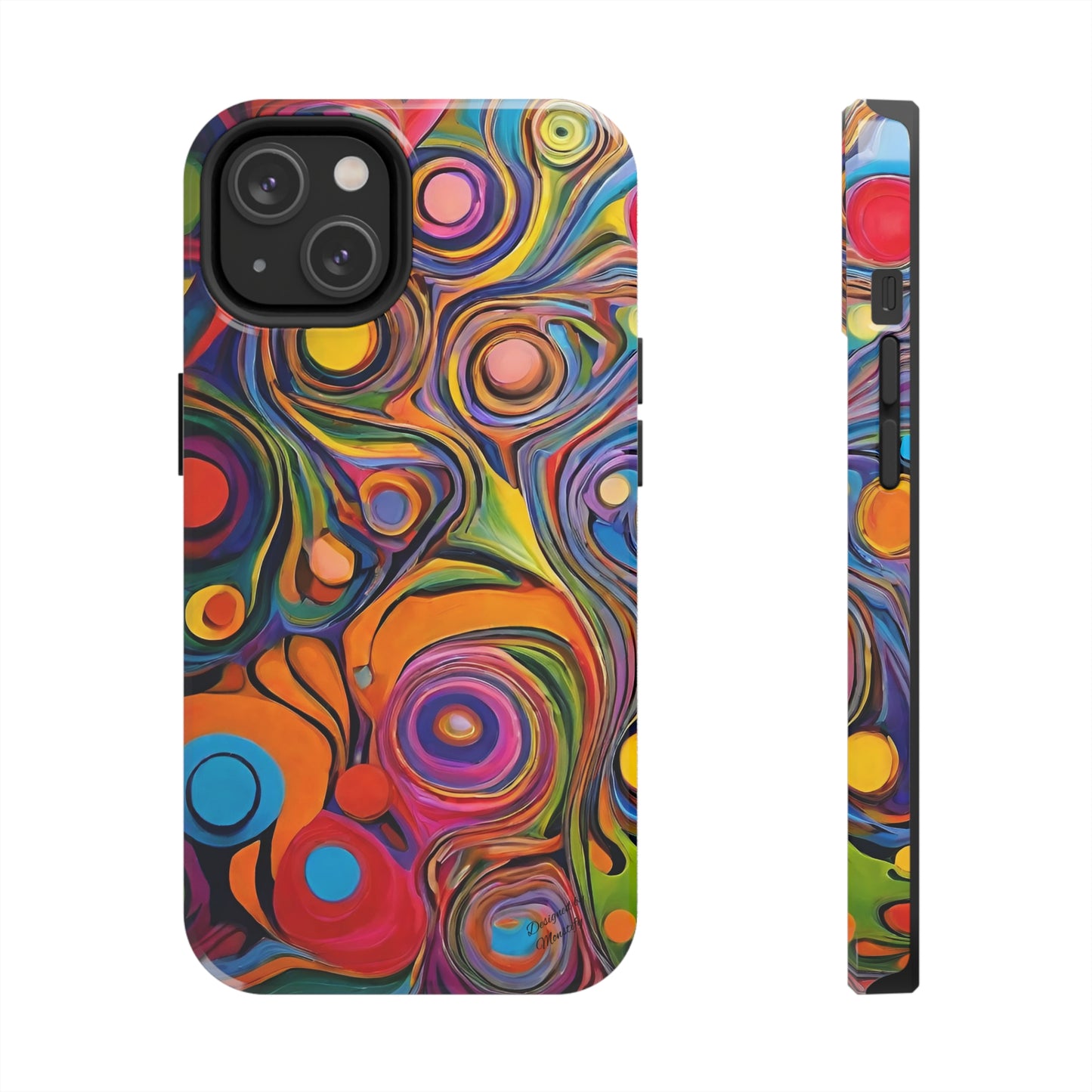 Artistic (Type C) Tough iPhone (14/ 14 Plus, 15/ 15 Plus) Cases