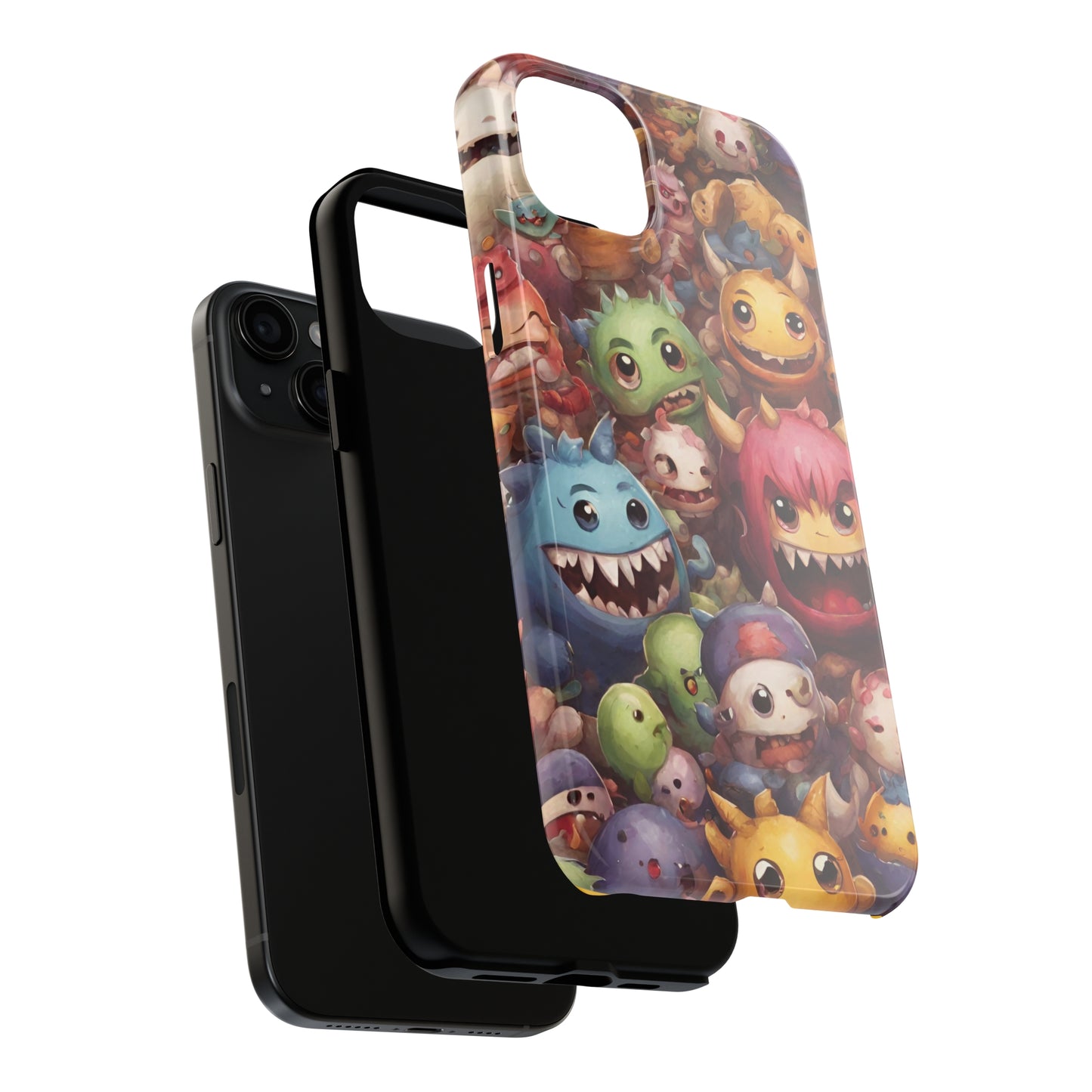 Monster of the Universe (Type A) Tough iPhone (14/ 14 Plus, 15/ 15 Plus) Cases