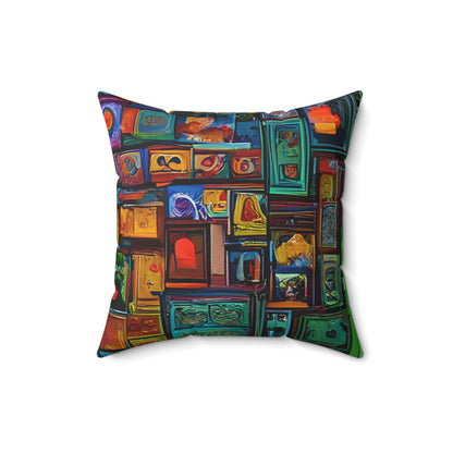 Artistic (type A) - Spun Polyester Square Pillow