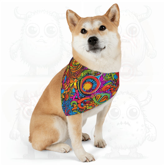 Artistic (type F) - Pet Bandana Collar