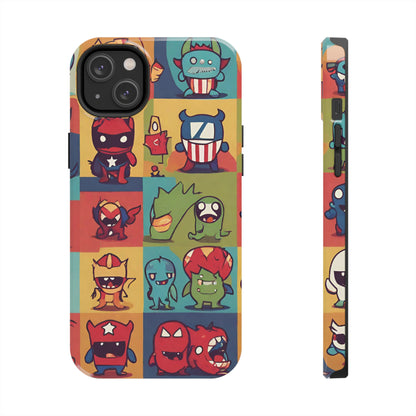 Monster of the Universe (Type E) Tough iPhone (14/ 14 Plus, 15/ 15 Plus) Cases