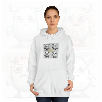 Iconic Cutie scary monster - Unisex College Hoodie