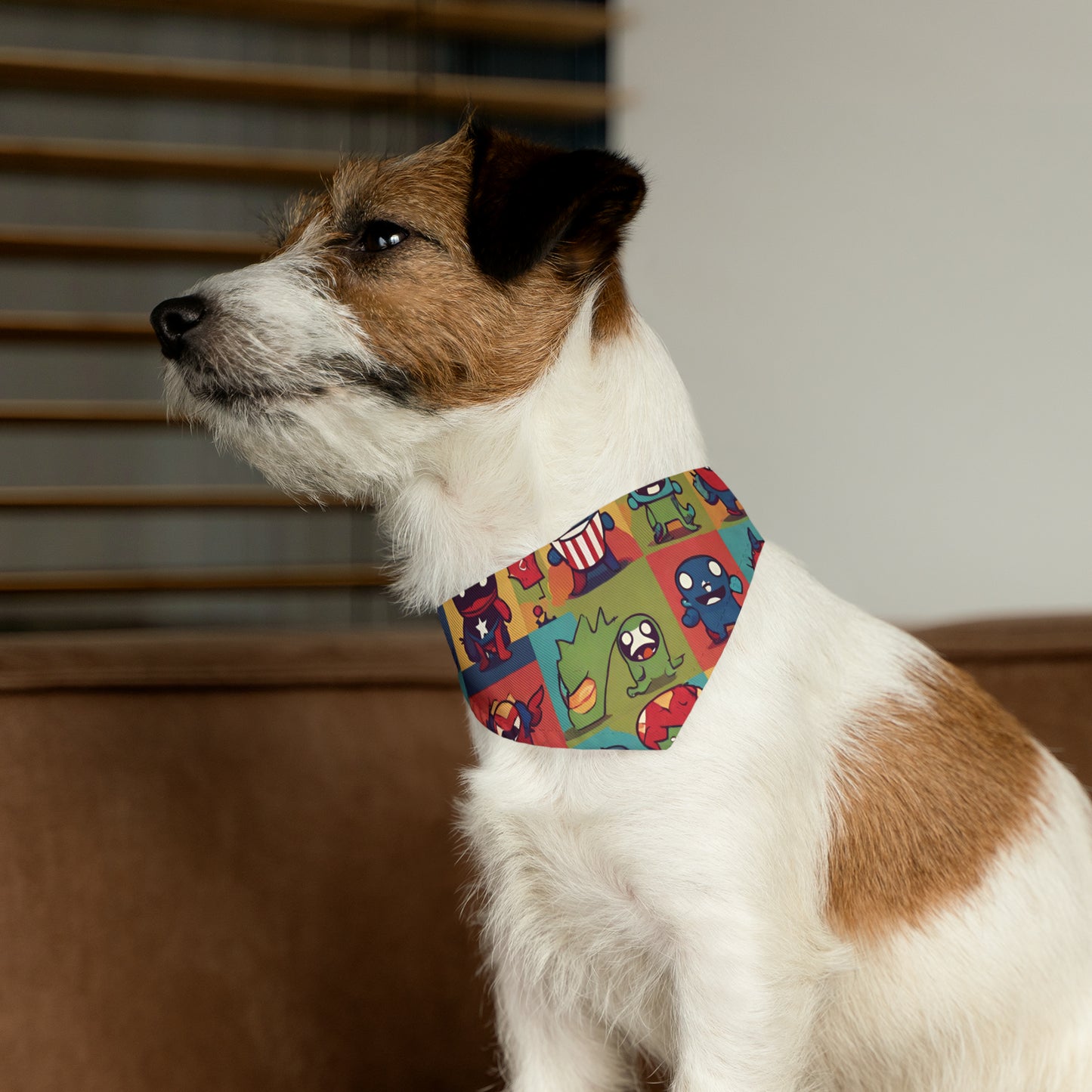 Monster universe (type D) Pet Bandana Collar