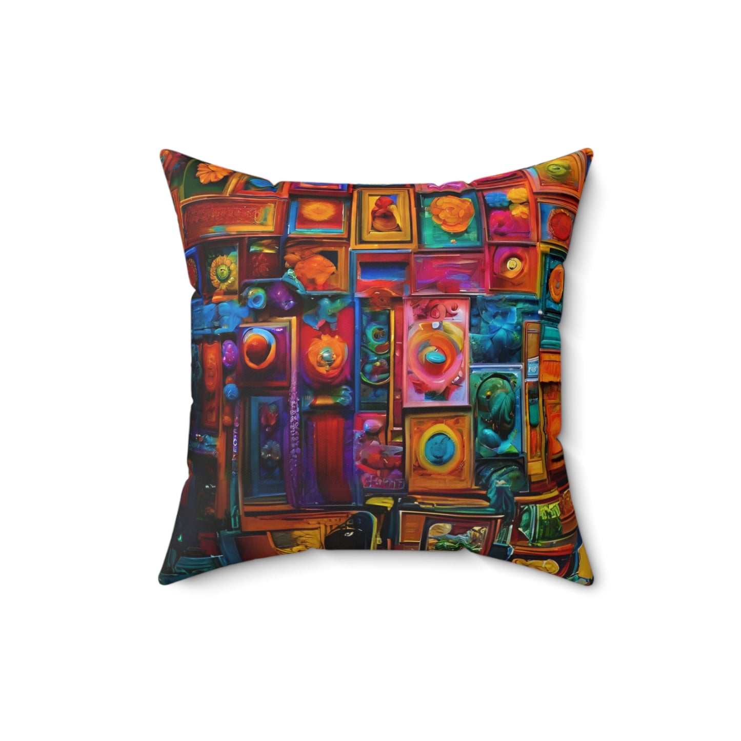 Artistic (type A) - Spun Polyester Square Pillow