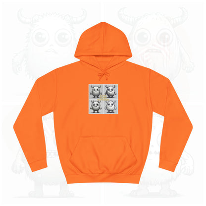 Iconic Cutie scary monster - Unisex College Hoodie