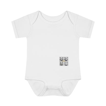 Iconic Cutie Scary Monster - Infant Baby Rib Bodysuit