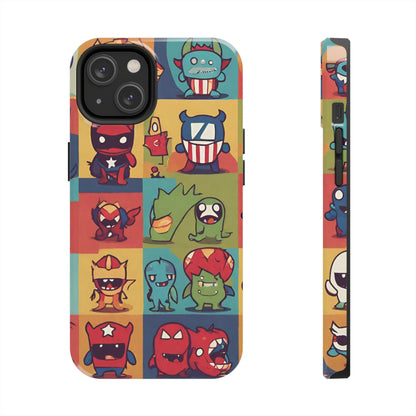 Monster of the Universe (Type E) Tough iPhone (14/ 14 Plus, 15/ 15 Plus) Cases