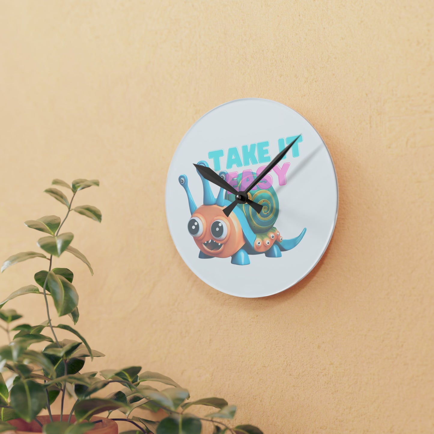 Take it easy (type B) - Acrylic Wall Clock