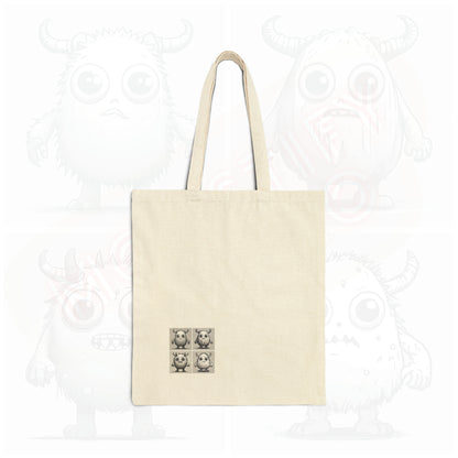 Dancing Monskey - Cotton Canvas Tote Bag