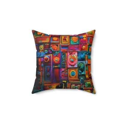 Artistic (type A) - Spun Polyester Square Pillow