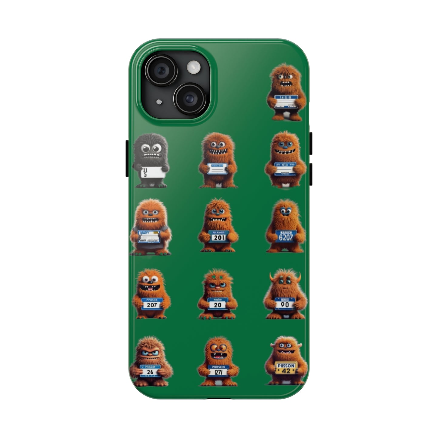 Fancy Tough Monsters iPhone (14/ 14 Plus, 15/ 15 Plus) Cases