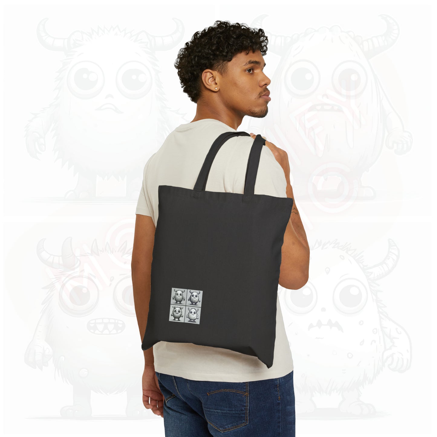 Undefined frying object (type A) - Cotton Canvas Tote Bag