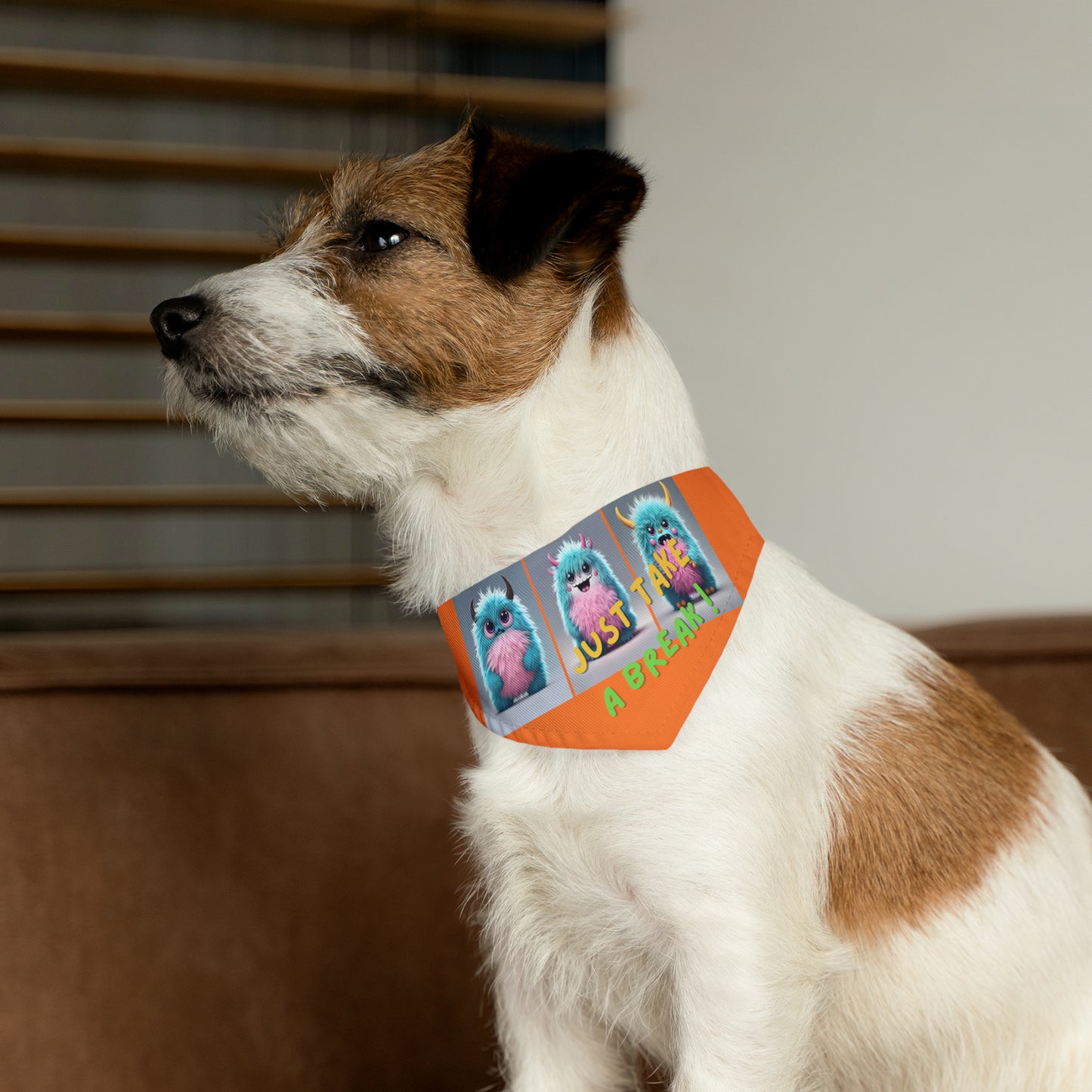 Just take a break - Pet Bandana Collar