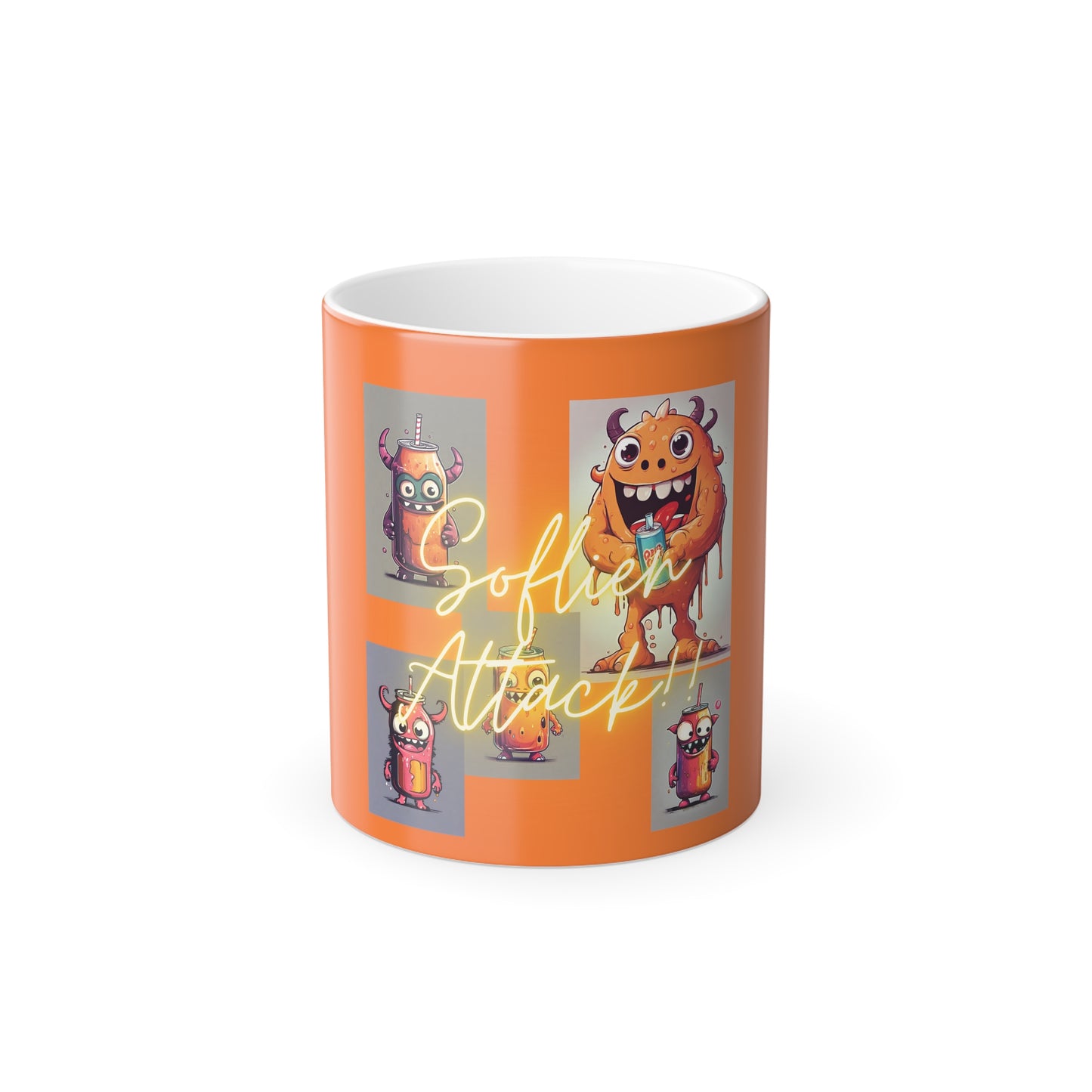 Soflien Attack! - Color Morphing Mug, 11oz