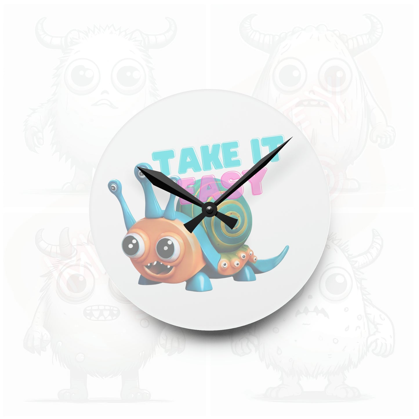 Take it easy (type B) - Acrylic Wall Clock