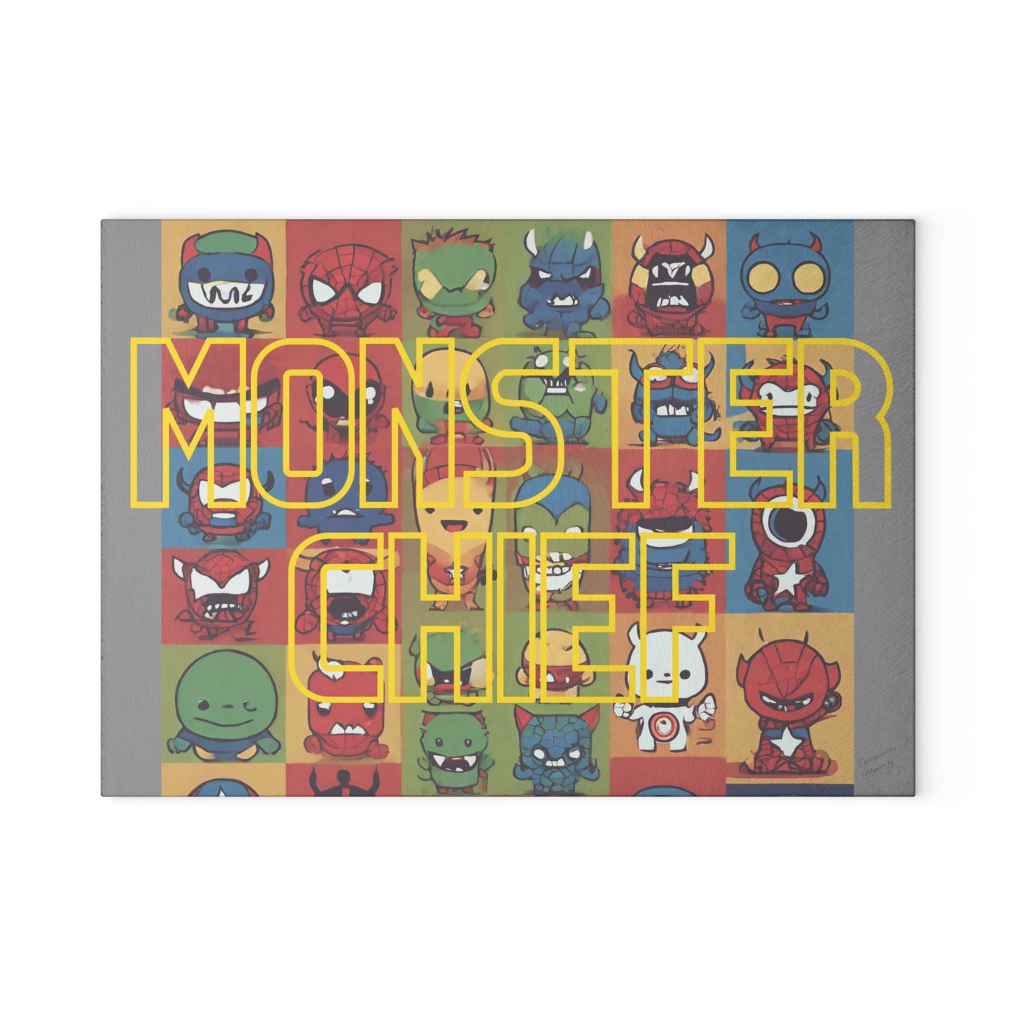 Monster Chief (Type A) - Glass Cutting Board