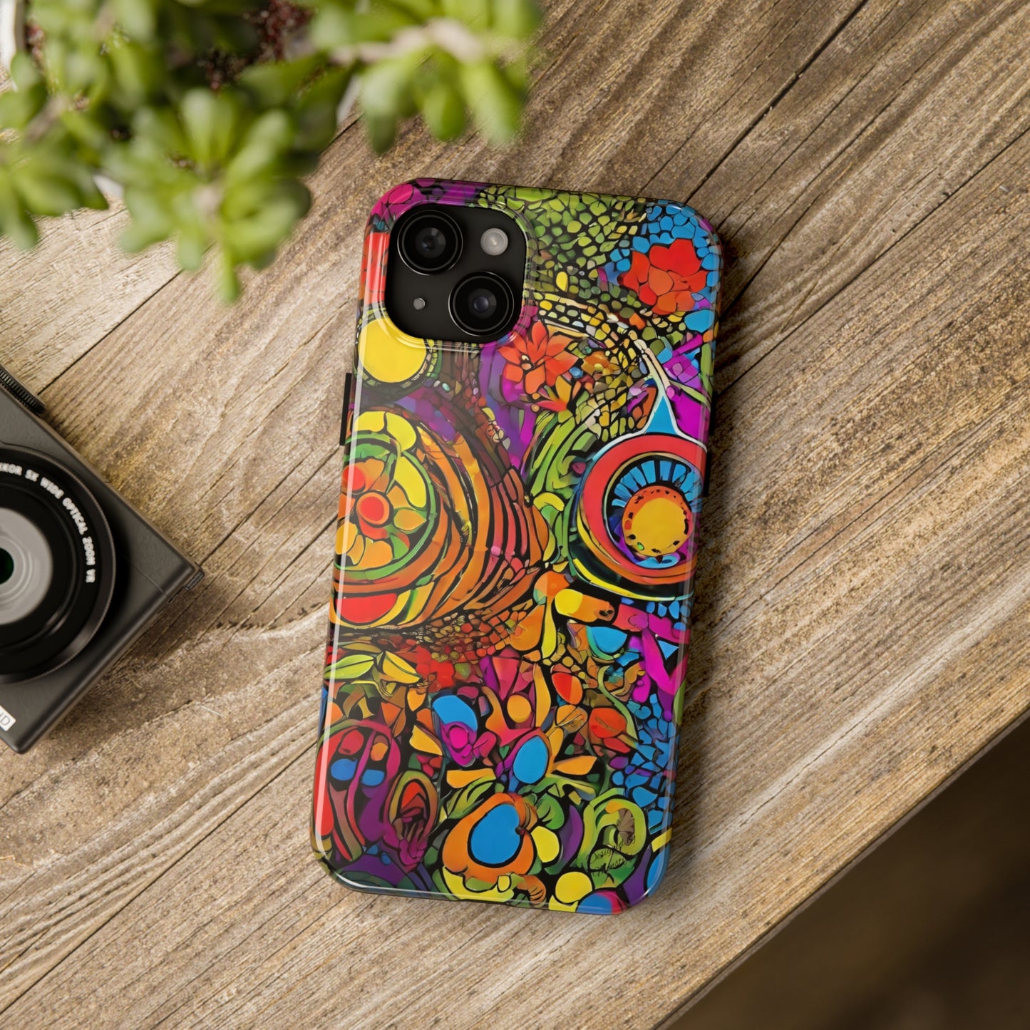 Artistic (Type K) Tough iPhone (14/ 14 Plus, 15/ 15 Plus) Cases