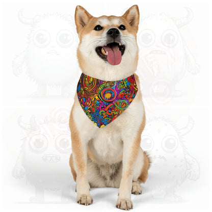 Artistic (type F) - Pet Bandana Collar