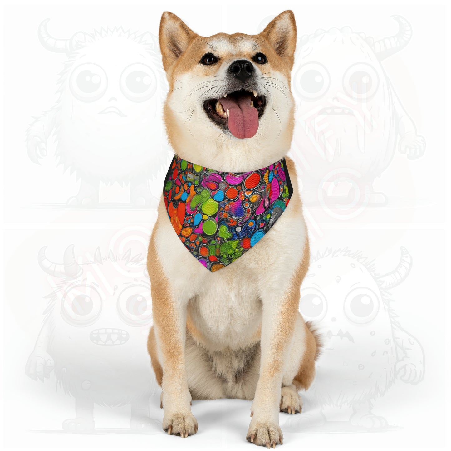 Artistic (type E) - Pet Bandana Collar