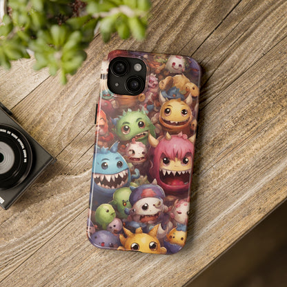 Monster of the Universe (Type A) Tough iPhone (14/ 14 Plus, 15/ 15 Plus) Cases