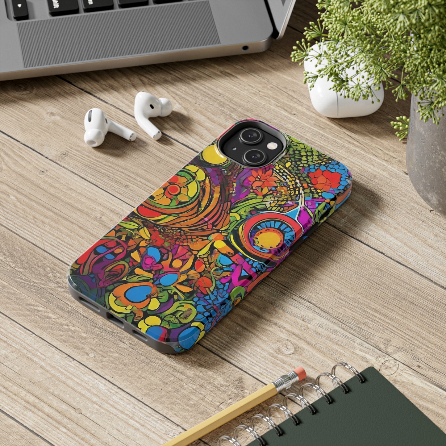 Artistic (Type K) Tough iPhone (14/ 14 Plus, 15/ 15 Plus) Cases