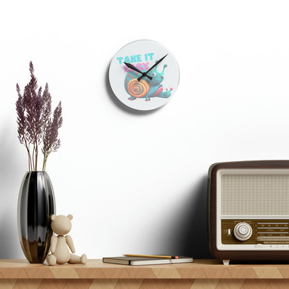 Take it easy (type A) - Acrylic Wall Clock