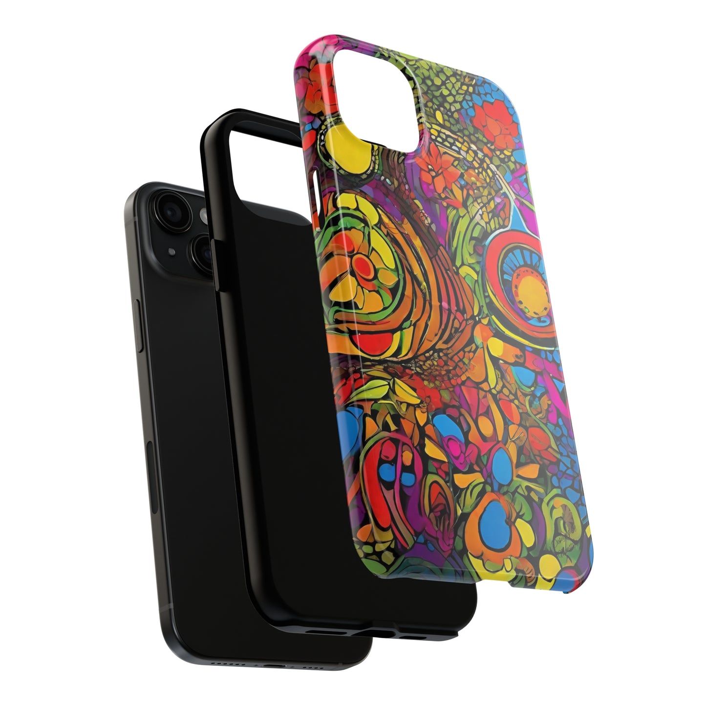 Artistic (Type K) Tough iPhone (14/ 14 Plus, 15/ 15 Plus) Cases