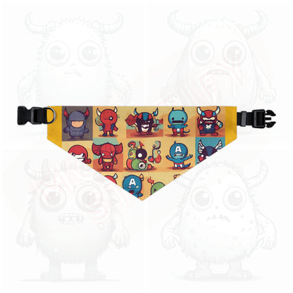 Monster universe (type E) Pet Bandana Collar