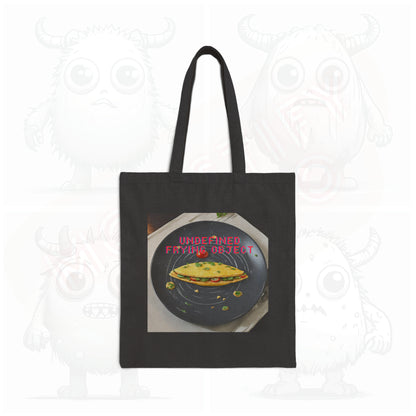 Undefined frying object (type B) - Cotton Canvas Tote Bag