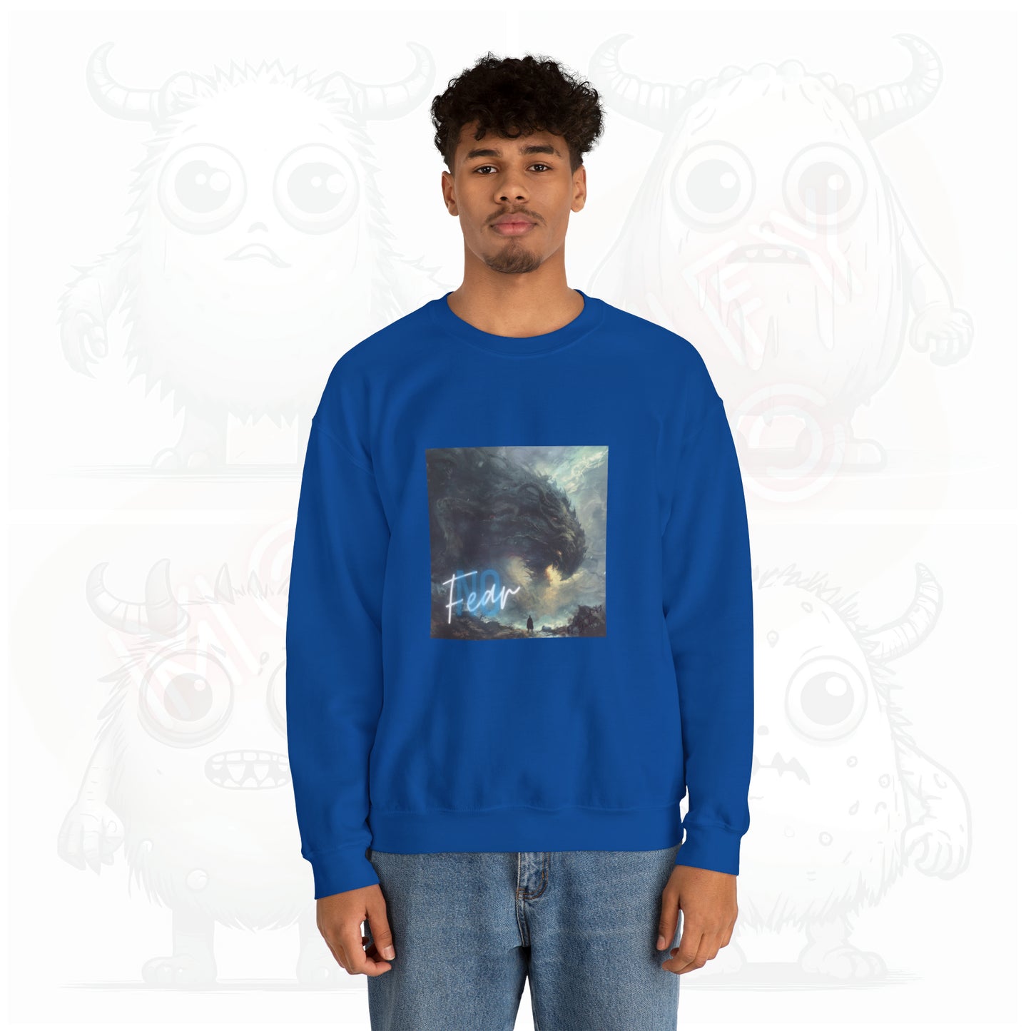 No Fear - Unisex Heavy Blend™ Crewneck Sweatshirt