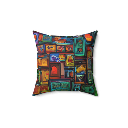 Artistic (type A) - Spun Polyester Square Pillow